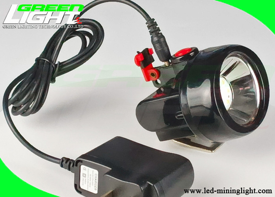Navulbare LEIDENE van Mini Size 143g Koplamp 2800mAh 4000lux Zwarte Shell For Outdoor Mining