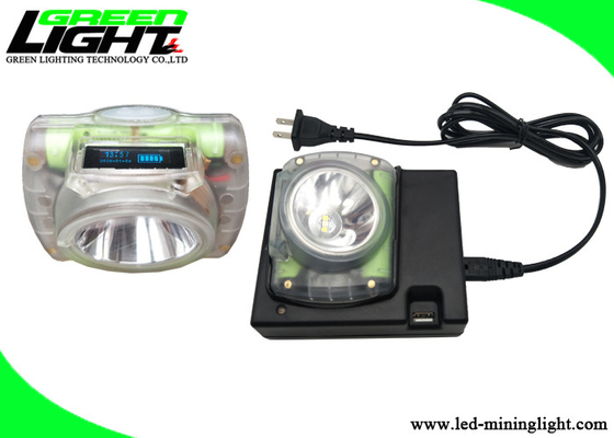 15000lux lichtgewicht Draagbare HOOFDmijnwerker Cap Lamp 6.8Ah Navulbaar Li Ion Battery