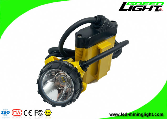 IP68 van waterdichte Geribde LEIDEN Lamp Mijnbouwglb 25000 de Batterij van Lux Rechargeable Headlamp 10400MAh SAMSUNG voor Ondergrondse Mijn