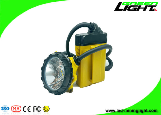 IP68 van waterdichte Geribde LEIDEN Lamp Mijnbouwglb 25000 de Batterij van Lux Rechargeable Headlamp 10400MAh SAMSUNG voor Ondergrondse Mijn