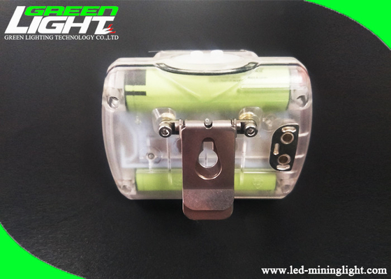 15000lux compacte LEIDENE Mijnwerkersglb Lamp IP67 Waterdichte Transparante ABS met OLED-Vertoning