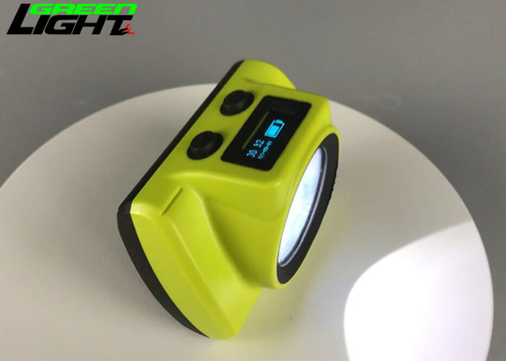 Draagbare LED Mijnwerker GLB Lamp 18000lux OLED Display Scherm 6800mA Lithium Batterij