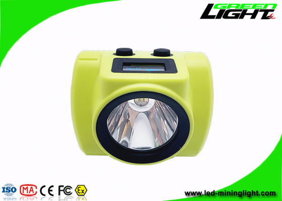 800mA Draadloze Cap Lamp 18000lux 6.8Ah Panasonic Li Ion Batterij Oled-scherm Oplaadbare Mijnwerker Koplamp Siliconen ABS