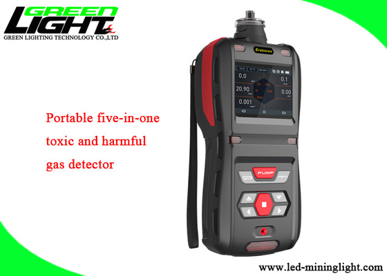 GL-MS500 Vijf-in-één draagbare gasdetector voor giftig/schadelijk voor aardolie-ondergrondse mijnen