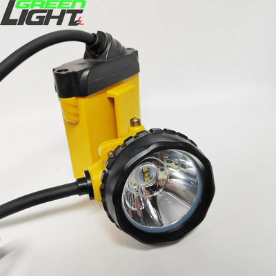 25000Lux 10.4Ah Knipperende Mijnkap Lamp 348lum Verstelbare Headclip Met Achter Waarschuwingslichten