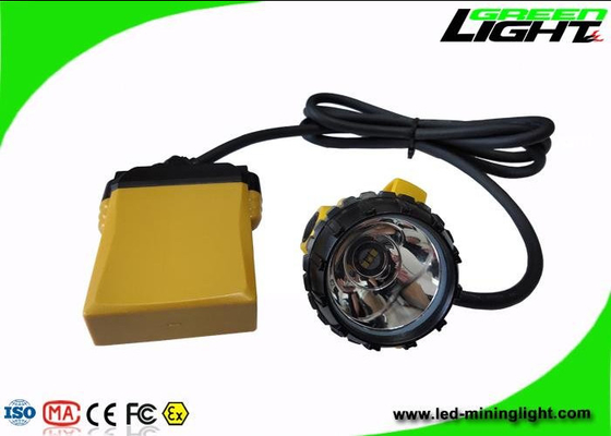 25000 van het de Batterijaluminium van Lux Coal Mining Lights Waterproof 10.4Ah Navulbare SAMSUNG de Verlichtingskop