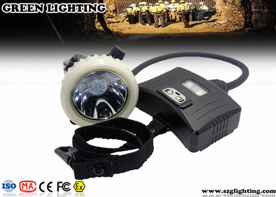 Certificatie van de Waarschuwings Lichte Atex van 3.7V IP67 CREE Mining Cap Lights With de Achter