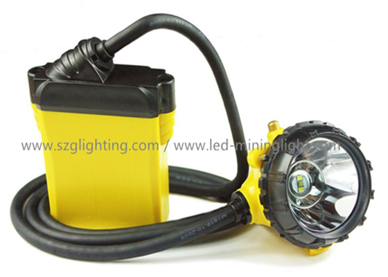 IP68 goedgekeurde 25000lux 3W Cree Safety Mining Cap Lights met 3 Niveaus het Aansteken
