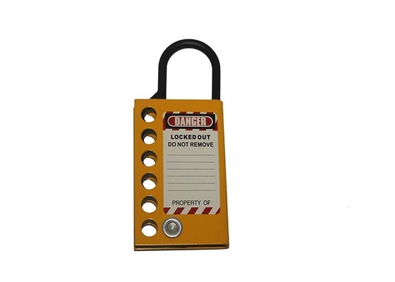de Sluiting Dikke 5 Mm van 50 * 116 Mm-de Grendel6pcs Hangsloten van Tagout van de Aluminiumuitsluiting