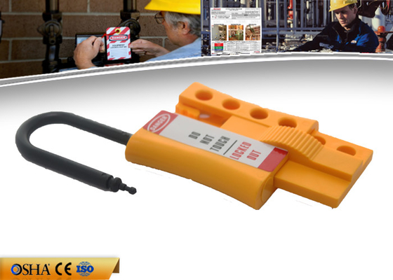 Zc-K46 Nieuwe Niet geleidende Nylon Locknshackle 6mm uitsluitingsgrendel, Gele GRENDEL