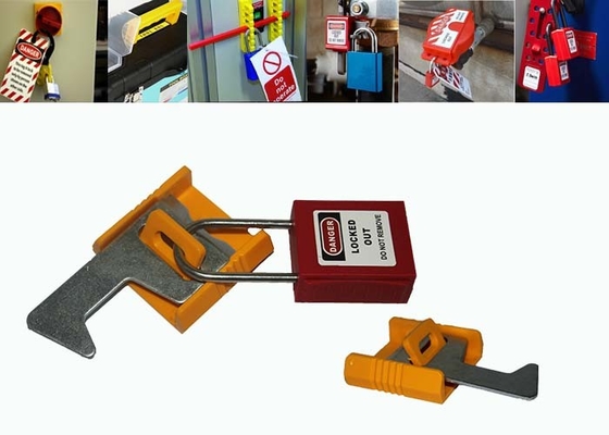 Gele Industriële de Staalplaat Multifunctie van de Stroomonderbrekeruitsluiting