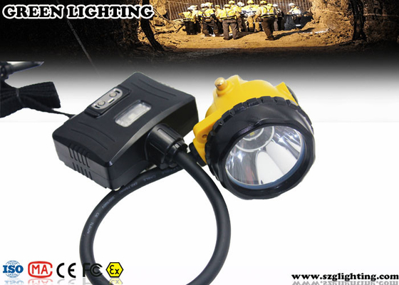 Semi Geribde Geleide Mijnwerkerslamp met Achterwaarschuwingslicht, de Mijnwerker Headlight van 6.8Ah 3.7V