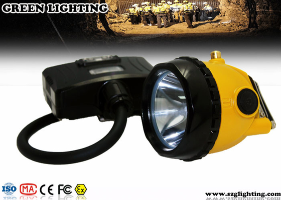 Semi Geribde Geleide Mijnwerkerslamp met Achterwaarschuwingslicht, de Mijnwerker Headlight van 6.8Ah 3.7V