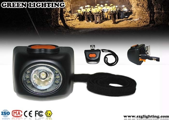 4000 Lux Brightness Mining Cap Lights met OLED-Vertonings4.5ah Li - Ion Battery
