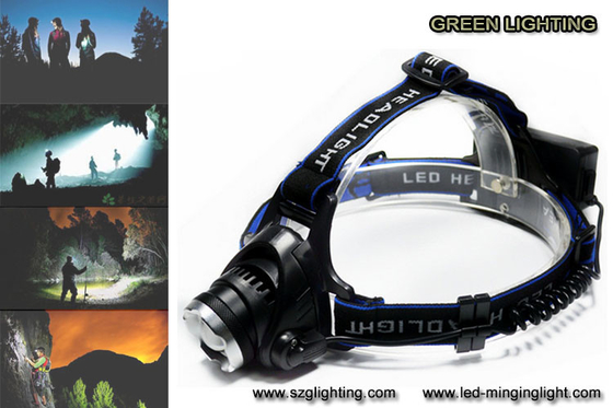LEIDENE van 1000lumen CREE XML T6 navulbare koplamp met regelbare verlichtingsvlek