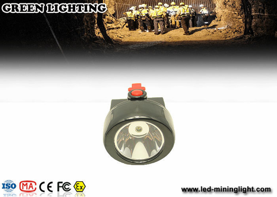 Zwarte OEM Anti Explosieve Navulbare Mijnwerkerskoplamp 10000 LUX High Brightness