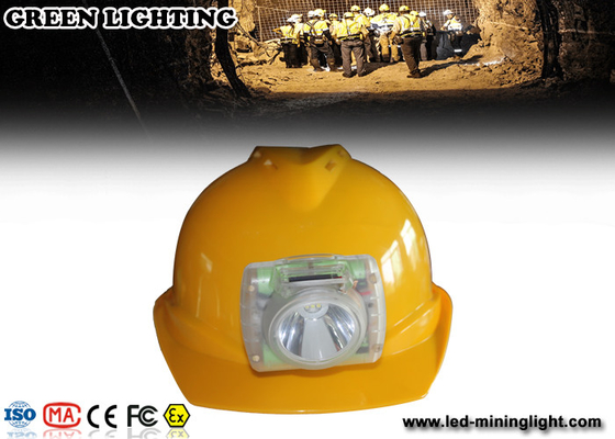 Het 10000 Lux Rechargeable-LEIDENE Mijnbouw Lichte, draagbare OLED Scherm CREE Led Cap Lamp