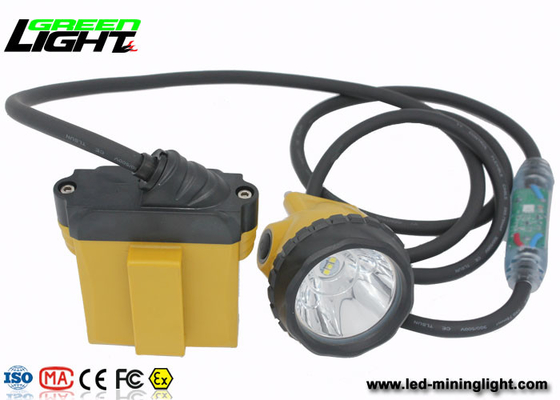 Explosiebestendige IP 68 LEIDENE Mijnbouwlamp met Licht van de Veiligheidskabel, 28000 Lux Miners Cap Lamp