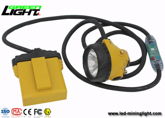 Explosiebestendige IP 68 LEIDENE Mijnbouwlamp met Licht van de Veiligheidskabel, 28000 Lux Miners Cap Lamp