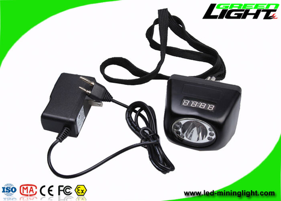 De draadloze GLB-Navulbare Geleide Koplamp van de Lampzwarte voor Mijnbouw die Pit Hunting Fishing openen