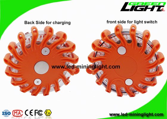 Magnetische Navulbare FRED Flashing Roadside Emergency Disc-LEIDENE Waarschuwingsgloed met Waterdichte Schokbestendig