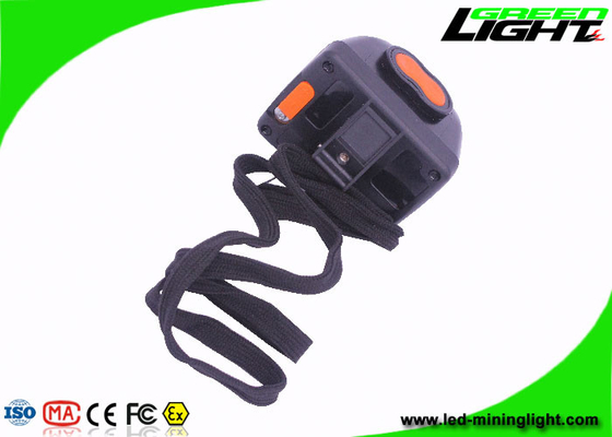 Industriële LEIDEN Mijnbouwlicht Navulbare 8000 Lux High Beam Black Color met het digitale scherm waterdicht met veiligheidskabel