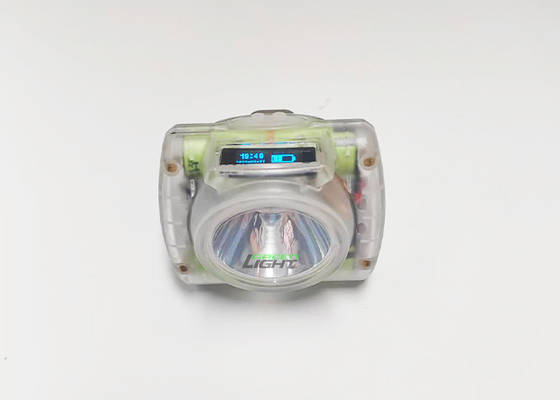 Schokbestendig OLED-scherm Draadloos Led Helmlamp 7AH 15000lux Steenkoolmijnlicht IP68 Waterdicht
