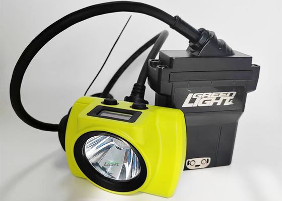 Hoge Helderheid 25000lux Veiligheid Ondergrondse Mijnwerker Cap Lamp Explosieveilig 530lum 14Ah Mijnlampen 60 uur Brandduur