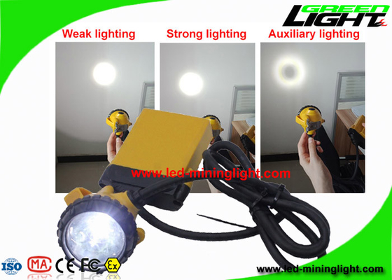Koplamp van de bouwvakker de Navulbare Mijnbouw 3 Watts met de Wijze van de 4 Niveauverlichting