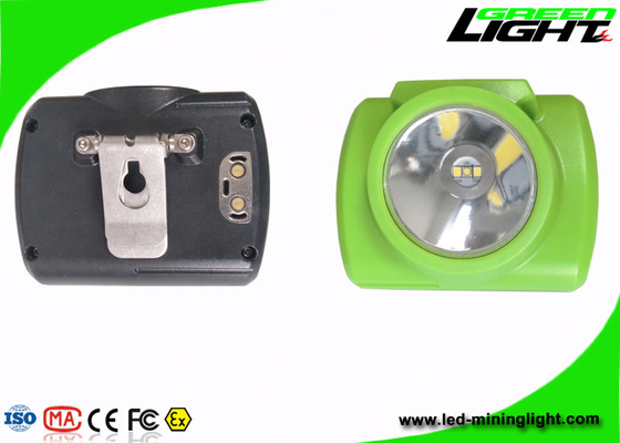 Het groene Kleuren15000lux van de Navulbare LEIDENE van de Capaciteits draadloze GLB Koplamp6.4ah Batterij licht van het de lamps.o.s. voor Mijnwerkersveiligheid