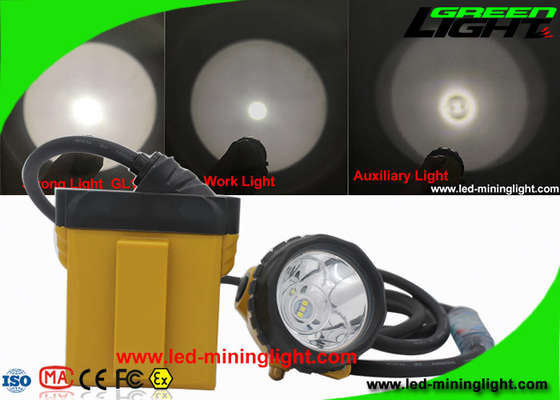 De Lamp van 25000 Lux Waterproof Safety Coal Led-Mijnwerkersglb met het Licht van de Kabelflits