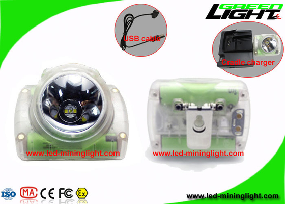 Harde Materiële Draadloze de Mijnbouwlichten 13000 Lux High Power Helmet Lamp 1.78W van PC