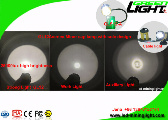 Hoge Helderheid 25000 Lux Miners Helmet Light met de Waarschuwingsfunctie van de S.O.S. Lage Macht