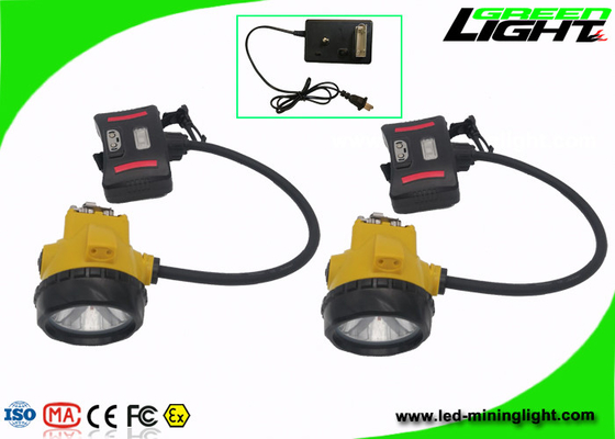 392g de lichtgewicht semi-Geribde GLB-Lampip68 van de Waterdichte LEIDENE Hoge Vuurvaste Straal Mijnbouwkoplamp 15000Lux 1.7W