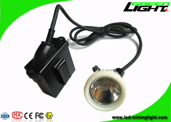 Ondergrondse LEIDENE Mijnbouw Lichte 10000lux 6.6Ah Navulbare Batterij IP67 met Kabel