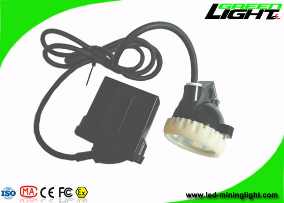 Ondergrondse LEIDENE Mijnbouw Lichte 10000lux 6.6Ah Navulbare Batterij IP67 met Kabel