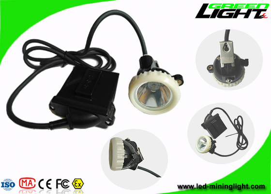 Ondergrondse LEIDENE Mijnbouw Lichte 10000lux 6.6Ah Navulbare Batterij IP67 met Kabel