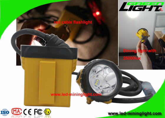Explosiebestendige Navulbare Geleide Koplamp 25000 Lux With Security Cable Flashlight