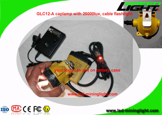 Explosiebestendige Navulbare Geleide Koplamp 25000 Lux With Security Cable Flashlight
