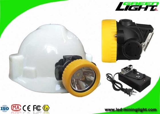 ABS van IP68 5000lux het Materiaal leidde de Batterij van de Mijnbouwkoplamp 2.2Ah met 15hours-Verlichtingstijd