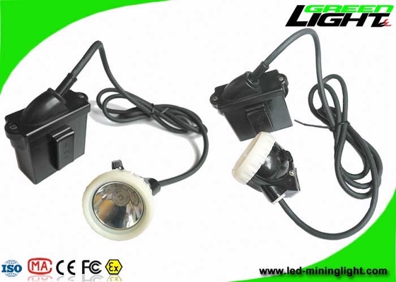 Van de hoge LEIDENE van Straal Geribde Cree de Batterijcapaciteit Mijnbouw Lichte Koplamp 10000lux 6.6Ah
