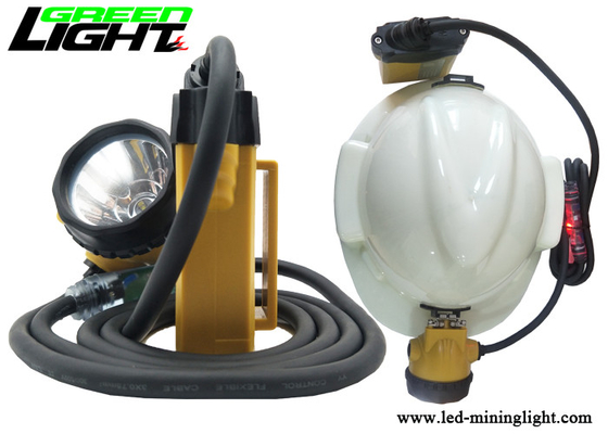 Van de Kop de Navulbare Mijnwerkers van de aluminiumverlichting Koplamp 25000lux IP68 CREE Light Source