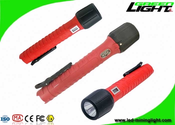De rubberschakelaar Explosiebestendige Toorts 25000Lux IP68 maakt 1200 Batterijcycli waterdicht
