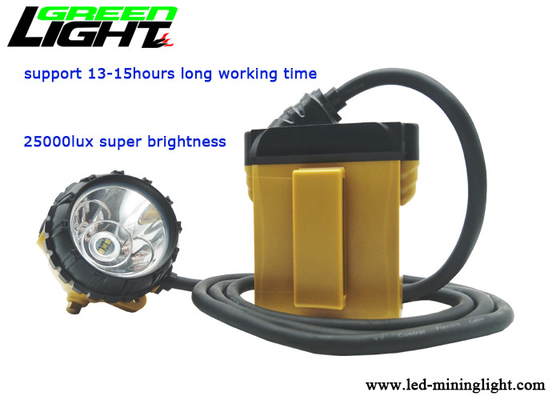 Lampen van GLB van de hoge Machts de Draadloze Mijnbouw 25000 Lux With Samsung Rechargeable Lithium-Batterijen