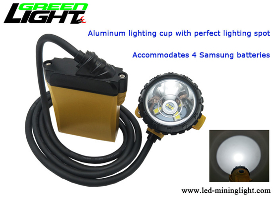 Lampen van GLB van de hoge Machts de Draadloze Mijnbouw 25000 Lux With Samsung Rechargeable Lithium-Batterijen