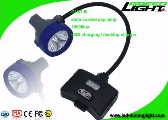 Semi - Geribde Mijnbouwglb Lichten 10000 Lux Compact Resistant With 1 Hoofdlicht 6 SMD