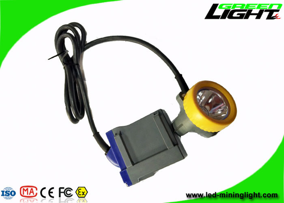 Van de de Koplamp15000lux Hoge Straal 6.6Ah van bouwvakkerMijnwerkers Navulbare Li - Ion Battery