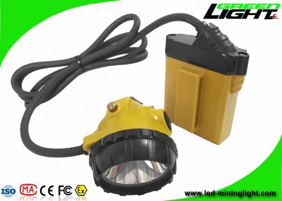 IP68 waterdichte Navulbare LEIDENE Koplamp 25000 Lux Brightness 10.4Ah met S.O.S.functie