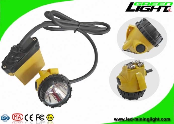 IP68 waterdichte Navulbare LEIDENE Koplamp 25000 Lux Brightness 10.4Ah met S.O.S.functie
