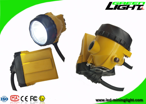 Van de van de hoofd explosiepreventie de Kabel Opvlammend Licht Mijnwerkerskoplamp 10.4Ah 25000lux